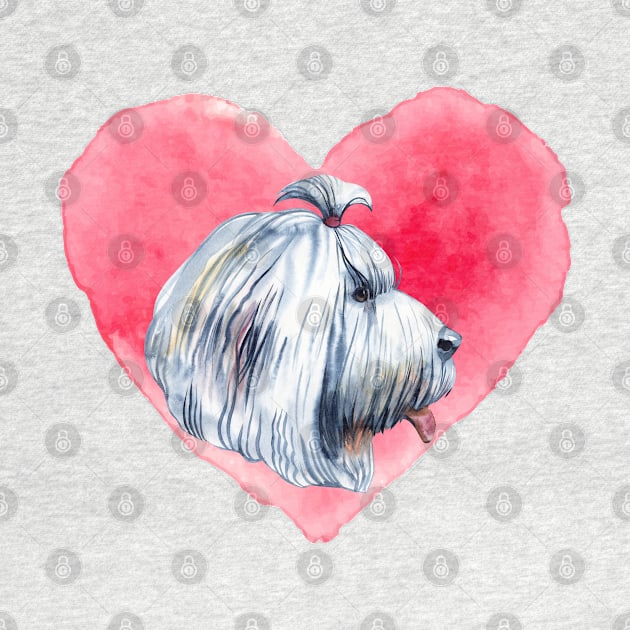 Old English Sheepdog-Sheepdog Lover by HobbyAndArt